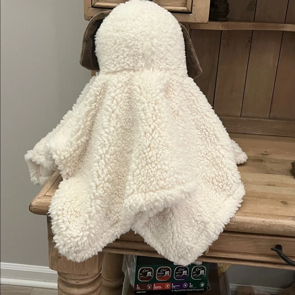 Pottery Barn Doug Gus the Ghost Dog Pillow NWT Halloween Pumpkin